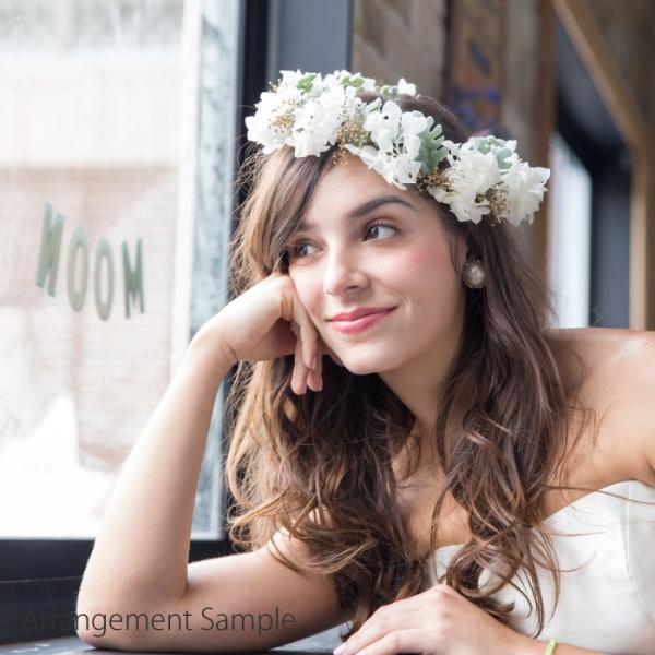 花冠 花かんむり ブライダル かすみ草 ヘッドドレス ウェディング ホワイト 白 緑 花 プリザーブド Hiila イーラ ブランド 送料無料 Dd Hl Fc 1 ウェディング通販ドレスアンドレス 通販 Yahoo ショッピング