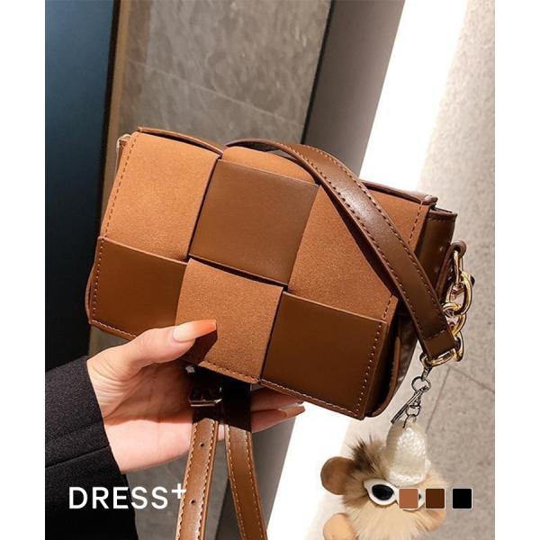 ショルダーバッグ レディース 斜めがけ 編み込み デザイン PU レザー 小さめ コンパクト 大人 可愛い おしゃれ カジュアル デイリー 通勤 通学