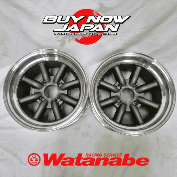 在庫あり即納】RS Watanabe R TYPE 14×8J-6 4H-114.3 ブラックxリムS
