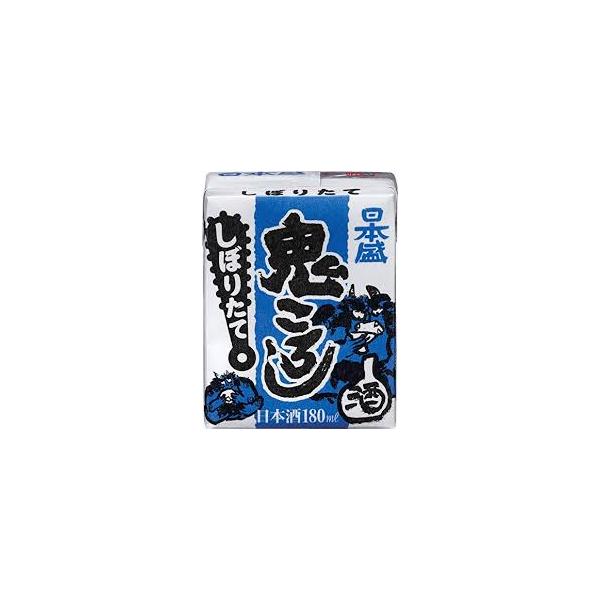 日本盛 鬼ころし しぼりたて 生貯蔵 青 180mlパック 2ケース60本セット
