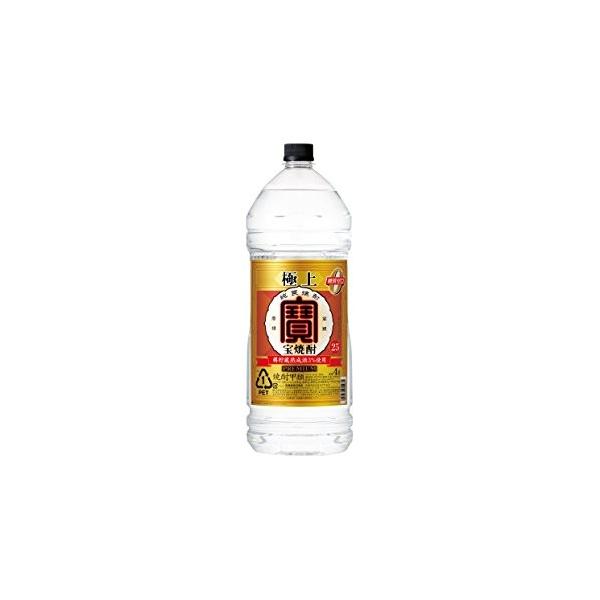 甲類焼酎 宝 極上 25度 4L 1ケース（4本入） 宝酒造株式会社
