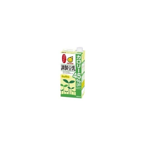 調整豆乳 カロリー45％オフ 1L(1000ml) 1ケース（6本入）マルサン