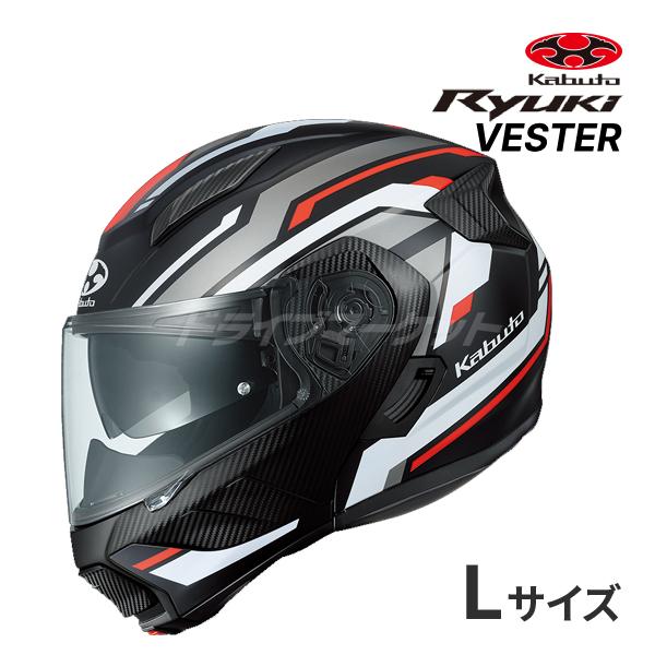 OGK Kabuto KABUTO RYUKI VESTER フラットブラックレッド L(59