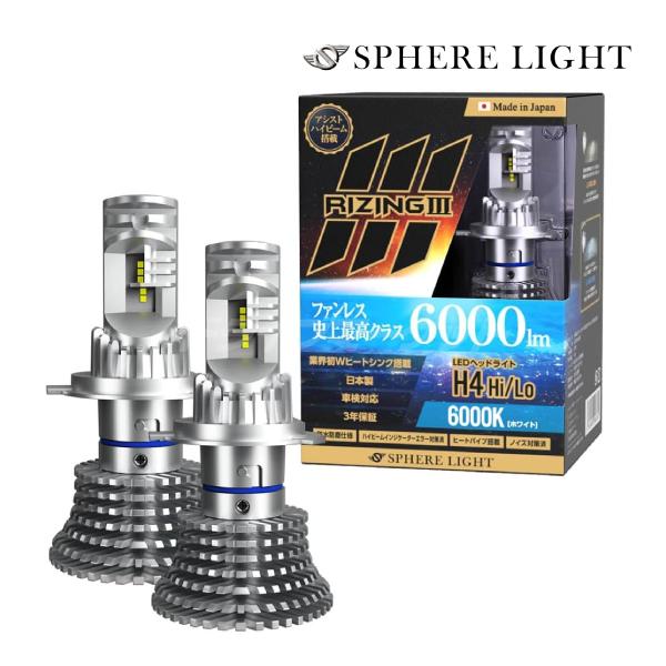 SPHERE LIGHT（スフィアライト） LEDヘッドライト 品番:SLRZH4A060
