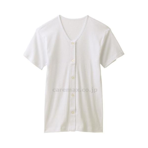 3分袖大きめボタンシャツ（2枚組） / 89796-11 ホワイト M(cm-414288)[1組]