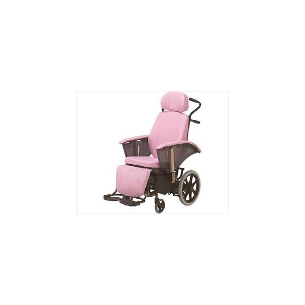 【※法人・施設限定・送料別途】フルリクライニング車椅子 / RJ-370P パープル(cm-457586)[]