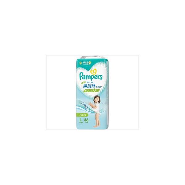 他サイト： パンパース 通気性プラスパンツ / L 46枚(cm-520346)【販売単位:袋】の商品画像