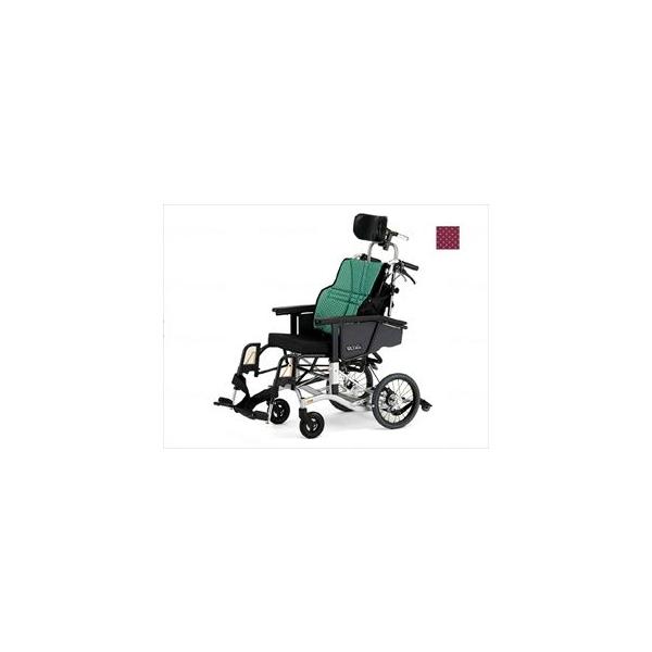 【※送料別途】日進医療器 ウルトラシリーズ ティルト＆リクライニング NAH-UC・Hi ワイン 42(wf-935138-4)【単位：1】