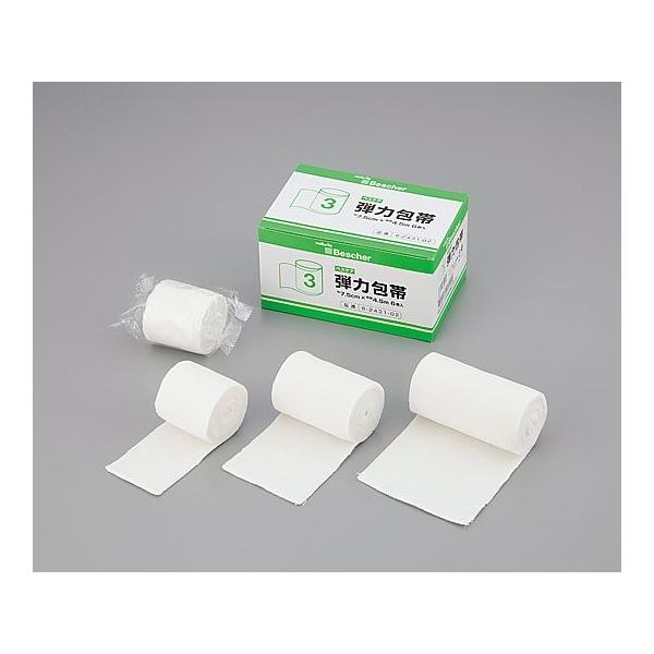 ナビス(アズワン)8-2431-02ベスケア弾力包帯３号６巻入【箱】(as1-8-2431-02)