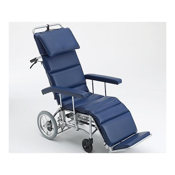 車椅子 軽量 コンパクト MFF-50 リクライニング 介助用 ノーパンク 折りたたみ ミキ