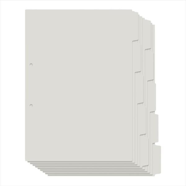 利用者カルテ用インデックス(無地) FL-807IS(98081)10マイFL-807IS(98081)10マイ(24-8244-09)【プラス】[1コ]【1単位】