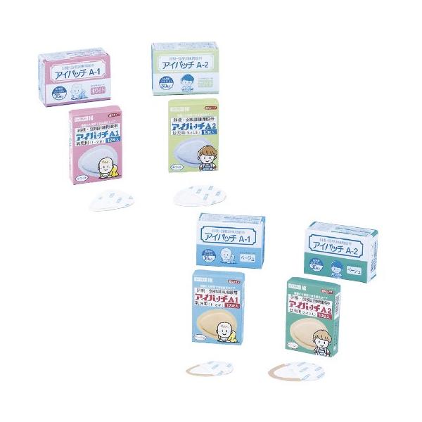 他サイト： アイパッチ（ホワイト）増量タイプ A-2(30マイイリ) アイパッチ(ホワイト)ゾウリョウ(07-2735-07)【1箱単位】の商品画像