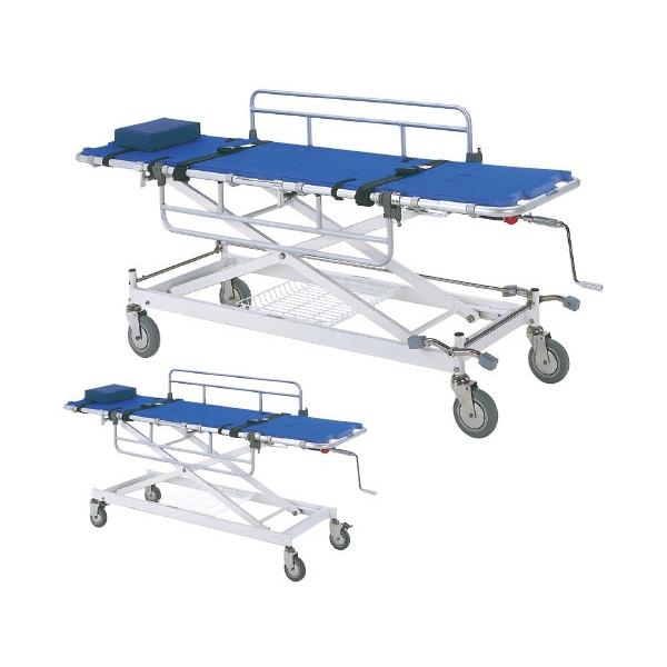 浴室用ストレッチャー　高さ調整可能 浴室用ストレッチャー昇降・固定・背上 シャワーストレッチャー