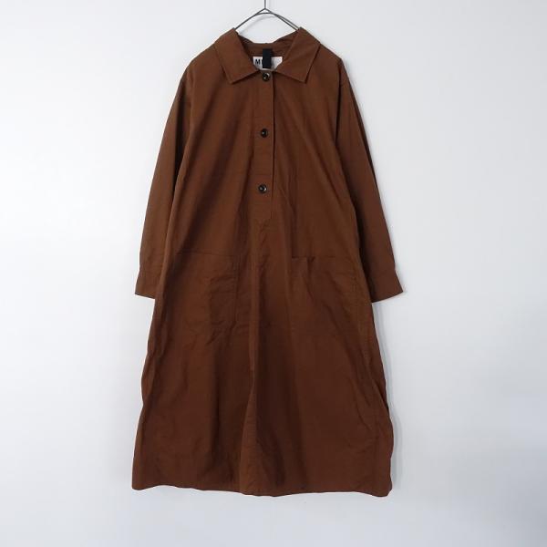 マーガレットハウエル　MHL. コットン　シルク　ベルベット　ワンピース ORGANIC COTTON SILK - SELECT EYE COMPANY：セレクトアイ