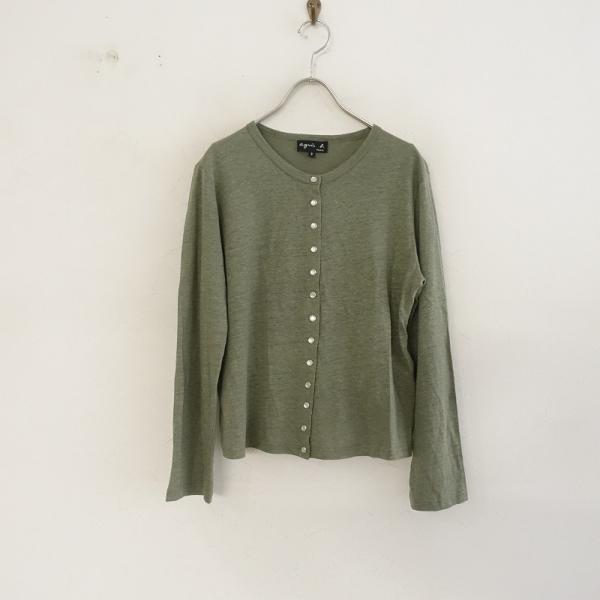 【新品】【訳あり】agnis b ボタン付きカーディガン 黒 03 新品】【訳あり】agnis b ボタン付きカーディガン 黒 03 - メルカリ