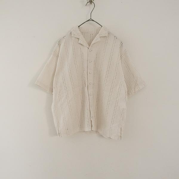 美品 nest Robe コットンドロストブラウス アイボリー FREE 美品 nest Robe コットンドロストブラウス アイボリー FREE