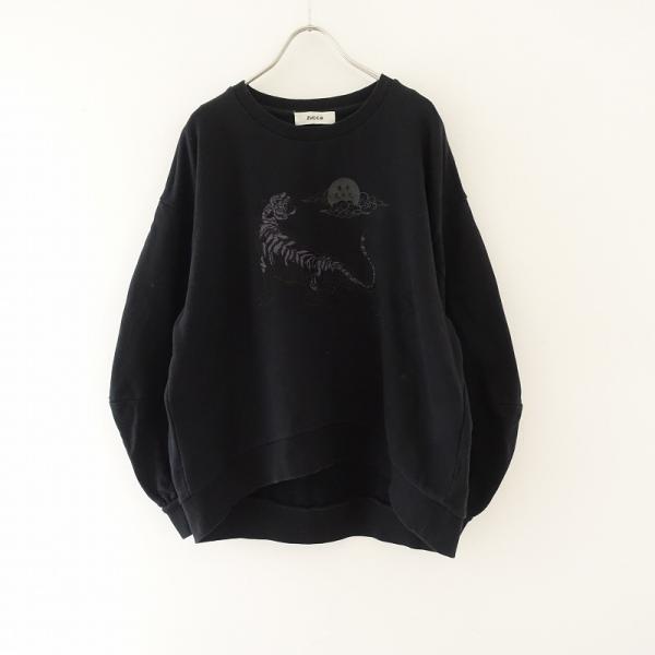 zucca ドッキング スウェット 黒 ZUCCa / LOGOスウェット / スウェット(M black(26)): ZUCCa| A