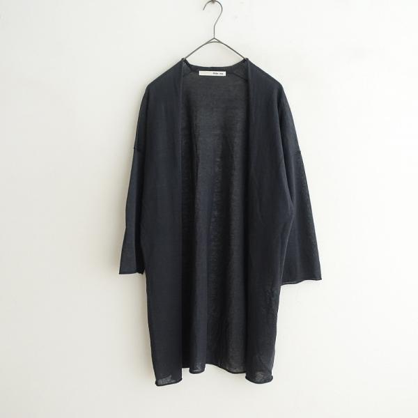 evam eva 【定価2.5万】エヴァムエヴァ *リネンブレンドロングニット