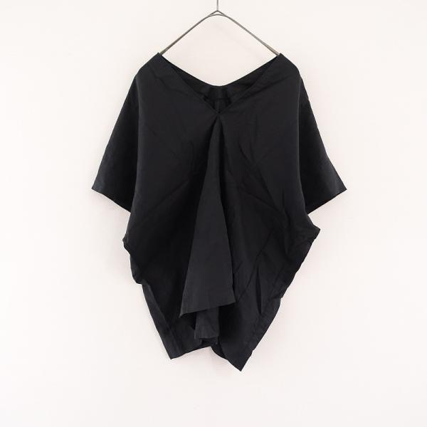 アーツアンドサイエンス ブラック 春シャツ オシャレ ARTS＆SCIENCE アーツアンドサイエンス 21AW Bukly Bal Collar