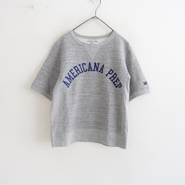【極美品】AMERICANA アメリカーナ ハーフスリーブジャケット グレー 極美品】AMERICANA アメリカーナ ハーフスリーブジャケット グレー
