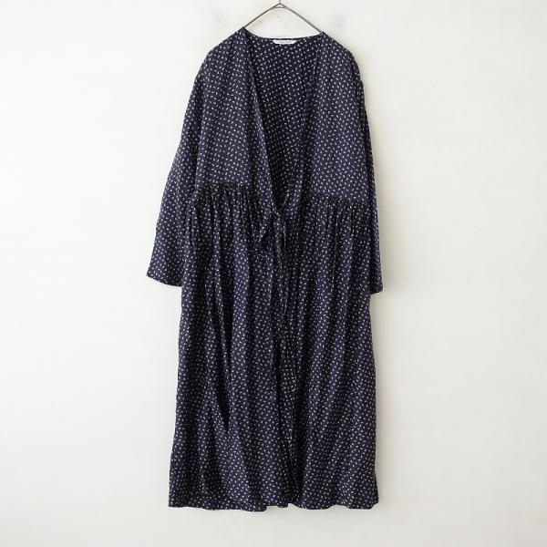 美品　TOUJOURS　トゥジュー　ワンピース　総柄　ジャンスカ　F TOUJOURS（トゥジュー） 【美品】トゥジュー *コットンシルク小花柄