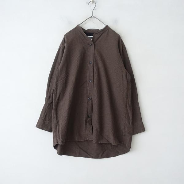 美品♡　マーガレットハウエル　長袖　コットン100%　チェック　リボンブラウス drop-kaitori_1-2507-143