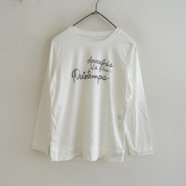 Leilian 【定価2.9万】Leilian レリアン *ロゴロングスリーブT