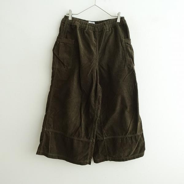 ARMEN コーデュロイワイドパンツ ARMEN（アーメン） *コットンコーデュロイサイドポケットワイドパンツ