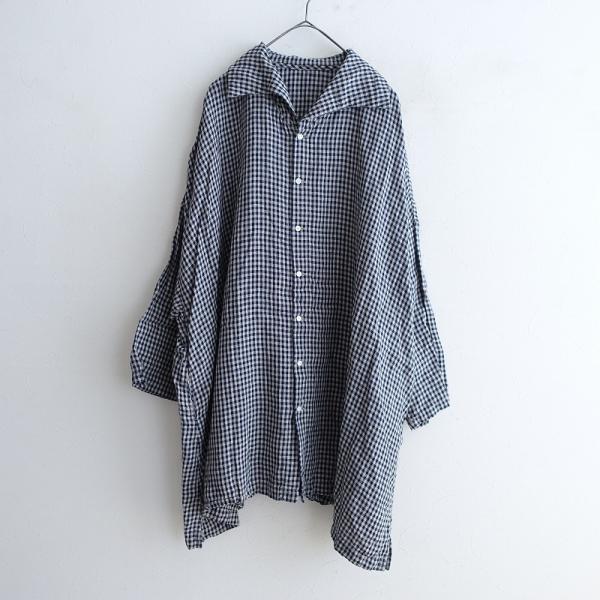 【新品】nest Robe ネストローブ　リネンギンガム超撥水バッグ nest Robe（ネストローブ） 【2025SS/定価2.8万】ネストローブ *リネン