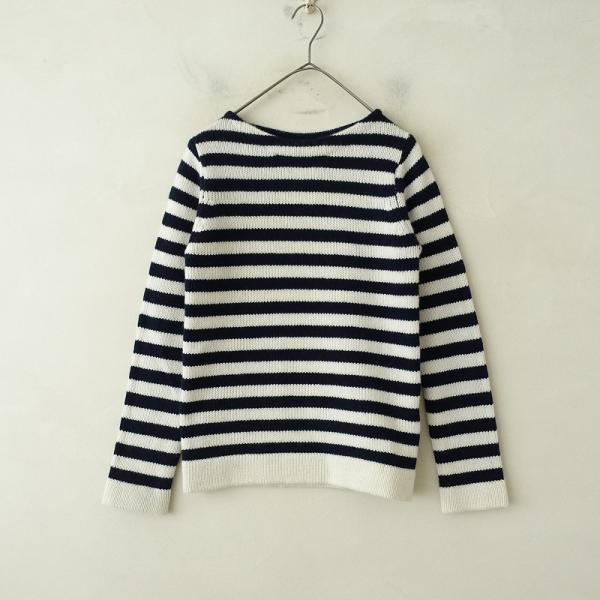 n100 【美品/定価4万】エヌワンハンドレッド *カシミヤボーダー