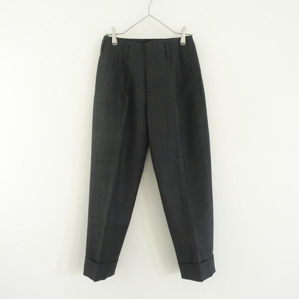 MARGARET HOWELL（マーガレットハウエル） *チェックタック入りパンツ