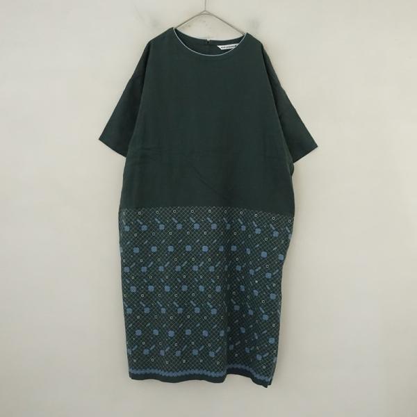 ♦︎ミナペルホネン　リネン100 花柄　ワンピース mina perhonen（ミナペルホネン） 【定価5.2万】ミナペルホネン