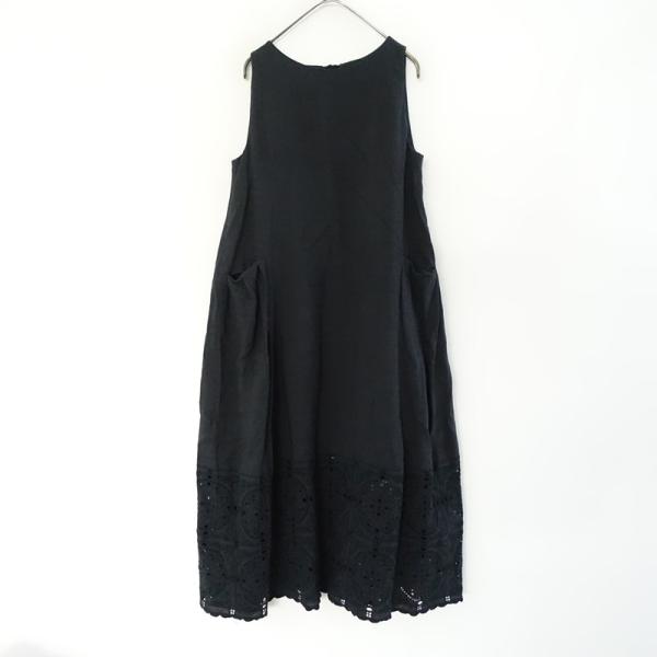 定価5.9万】リゼッタ Lisette *ベル リネンノースリーブワンピース*38