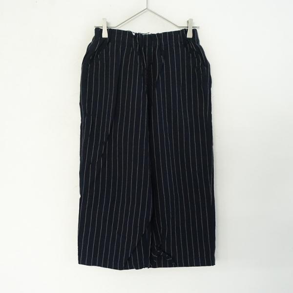 YAMMA ヤンマ産業 *会津木綿 はなふさ縞 ダボダボパンツ*ストライプ綿