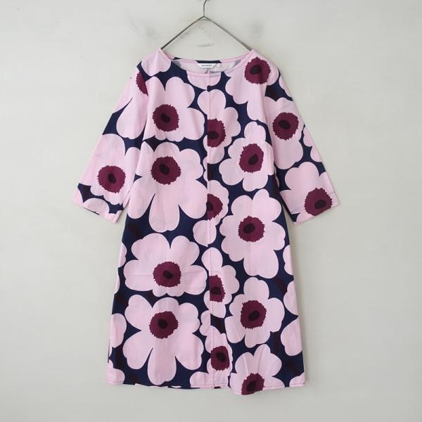 美品】マリメッコ marimekko *コットンウニッコワンピース*36