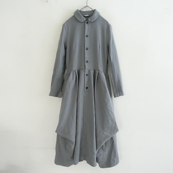 コムデギャルソン COMME des GARCONS *ショールカラーロングワンピース