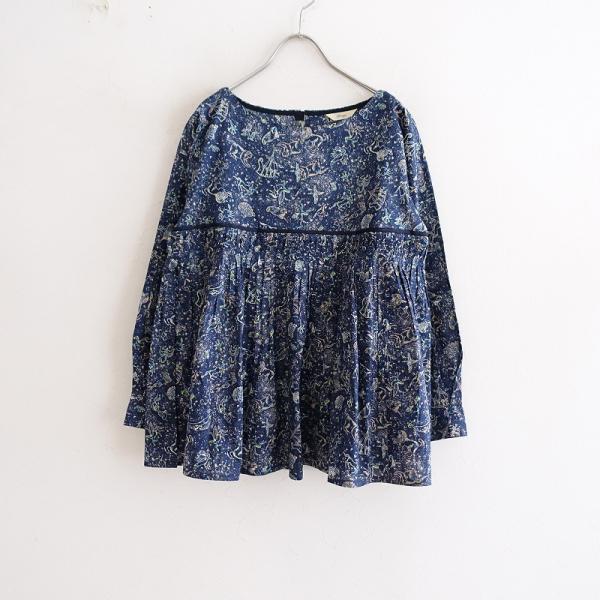 Crespi 【美品】クレスピ *kevin LIBERTYプリント切替え Crespi 【美品】クレスピ *kevin LIBERTYプリント切替え