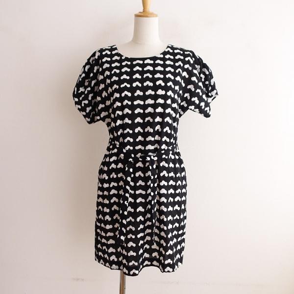 マリメッコ marimekko *Hattaraコットンプリントベルテッド