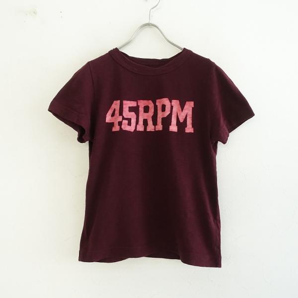 45R フォーティファイブアール *大文字ロゴプリントTシャツ*1