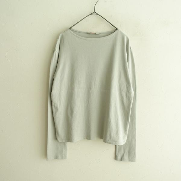 AURALEE ボートネック コットンカシミアロンT AURALEE ボート