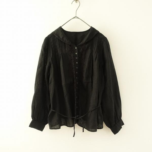 nest Robe 【定価2.7万】ネストローブ *リネンレースセーラー nest Robe 【定価2.7万】ネストローブ *リネンレースセーラー