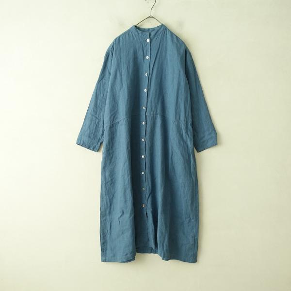 【美品】フォグリネンワーク リネン コート シャツワンピース 中古・古着通販】fog linen work (フォグリネンワーク) リネン
