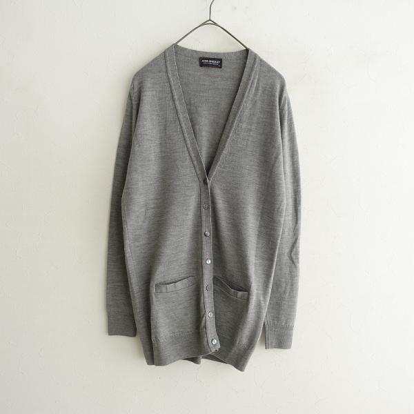 JOHN SMEDLEY（ジョンスメドレー） *メリノウールVネックポケット付き
