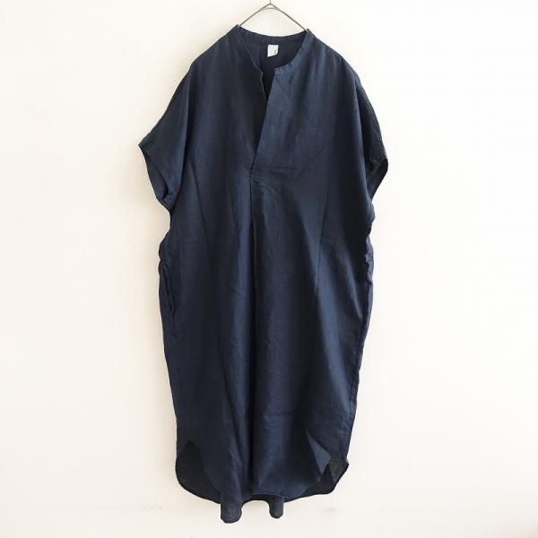 【リネン100%】ネストローブ　Aラインロングシャツワンピース　カシュクール SUMMER DRESS｜nest Robe / CONFECT ONLINE SHOP
