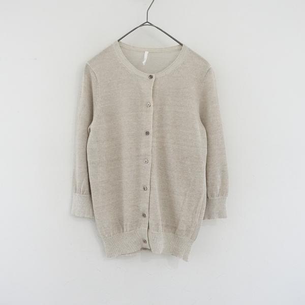 PRISTINE 【美品/定価1.9万】プリスティン *コットンリネン7分袖