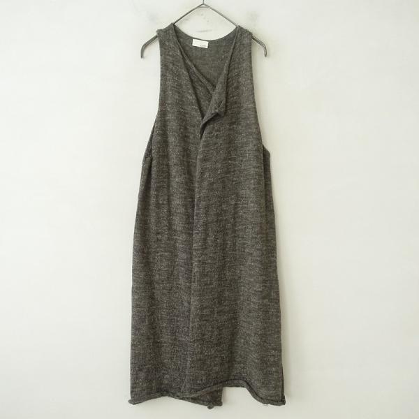 アラクリティーコロニー a+koloni *ウールリネンニットボタンレス