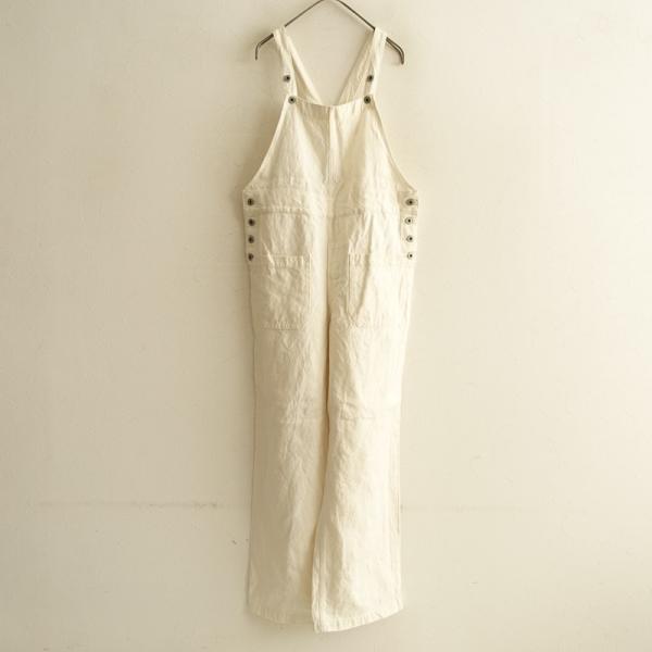R &D.M.Co- サロペット オールドマンズテーラー R&D.M.Co- *リネンオックスオーバーオール*M