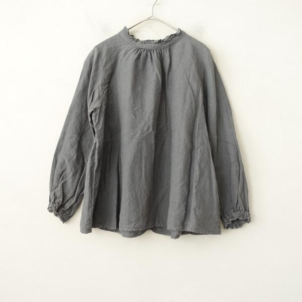 nest Robe（ネストローブ） *リネンスタンドフリルカラー2WAYブラウス