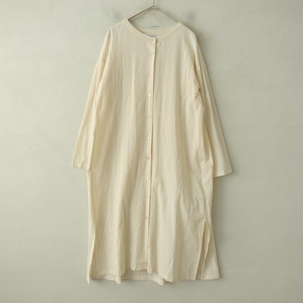定価2.0万】アトリエナルセ atelier naruse *cotton boyle long shirt