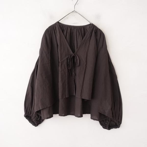 2025AW✨ネストローブ　シアーコットンリネンケープブラウス nest Robe（ネストローブ） 【2025AW/定価2.6万】ネストローブ *清水